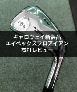 2019年エイペックスプロ(APEXPRO)アイアンの試打レビュー