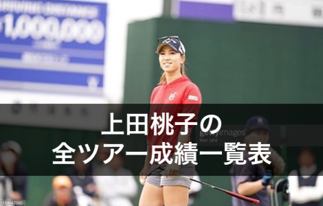 【2019年】上田桃子の全トーナメントツアー成績一覧表｜女子プロゴルフ